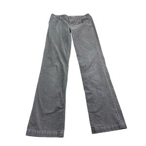 J.Crew Womens Bootcut Corduroy Pants Size 28R Gray Cotton Blend